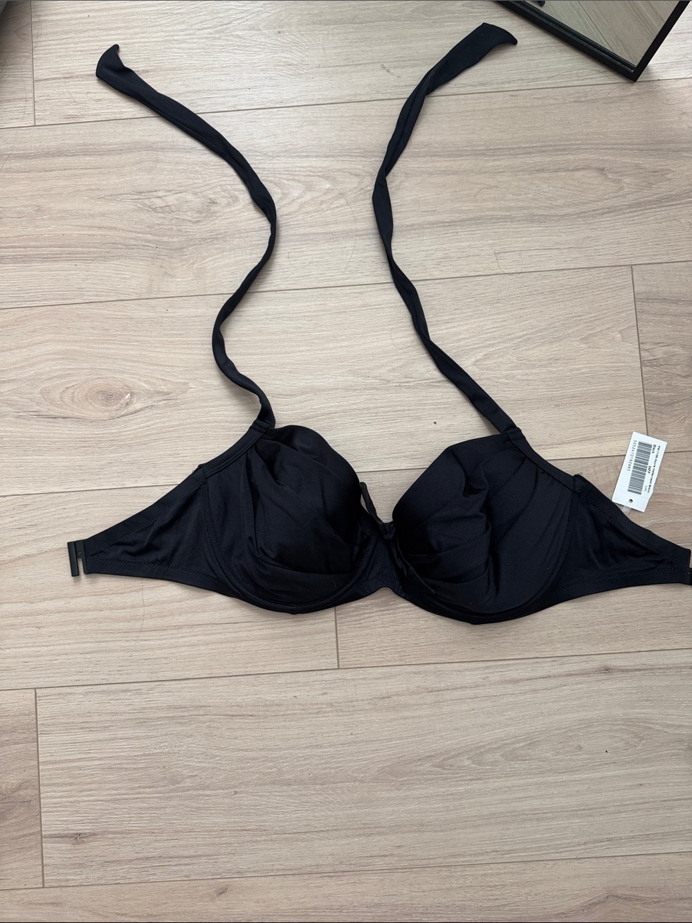 Everyday Black Underwire Convertible Swim top- Supportive Women’s Intimates